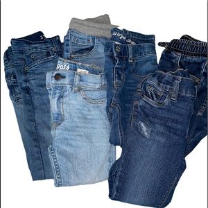 6 pair of toddler boys 4T jeans! gently used!